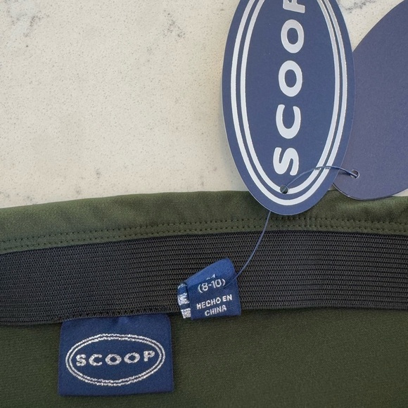 Scoop pull on stretch skirt size medium 8-10 green - Picture 9 of 9